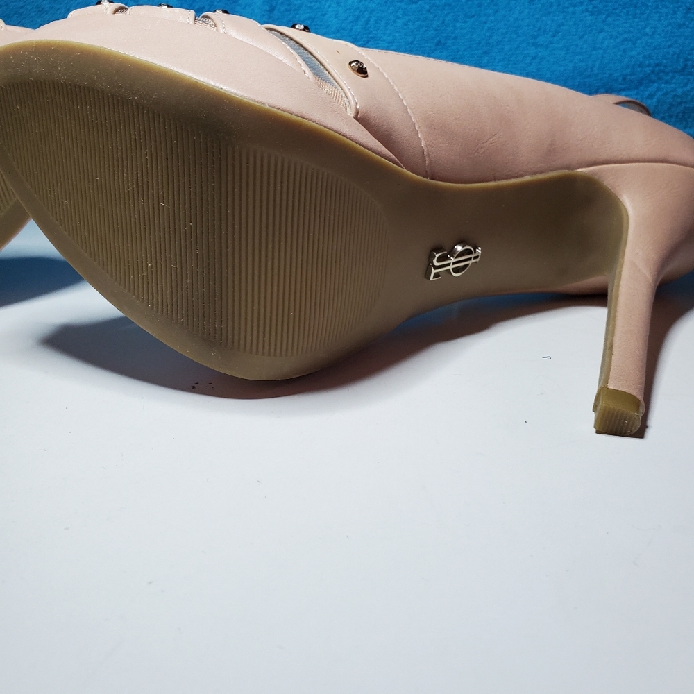 NEW Wedding Heels, Blush Heels, Prom Heels with Ankle Strap - Picture 9 of 13